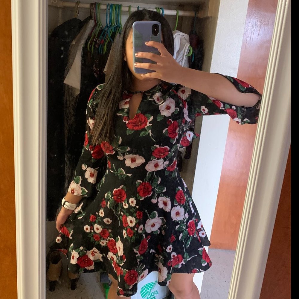 Cute Floral Boho Dress